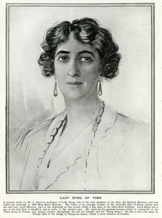 Framed Print : Lady Byng of Vimy by Percival Anderson Framed Print : Lady Byng of Vimy by Percival Anderson