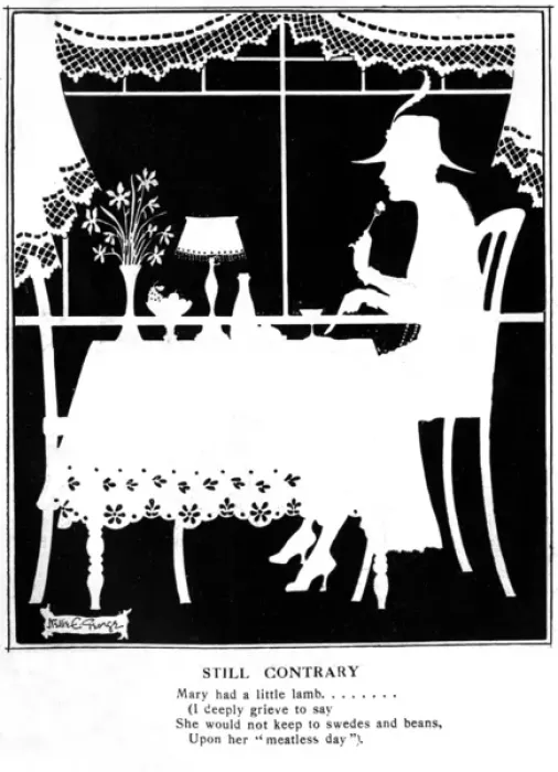 Framed Print : Lady eating in silhouette by Nellie E. George Framed Print : Lady eating in silhouette by Nellie E. George