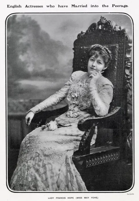 Framed Print : Lady Francis Hope (1866 - 1938), formerly the actress Miss May Yohe Framed Print : Lady Francis Hope (1866 - 1938), formerly the actress Miss May Yohe