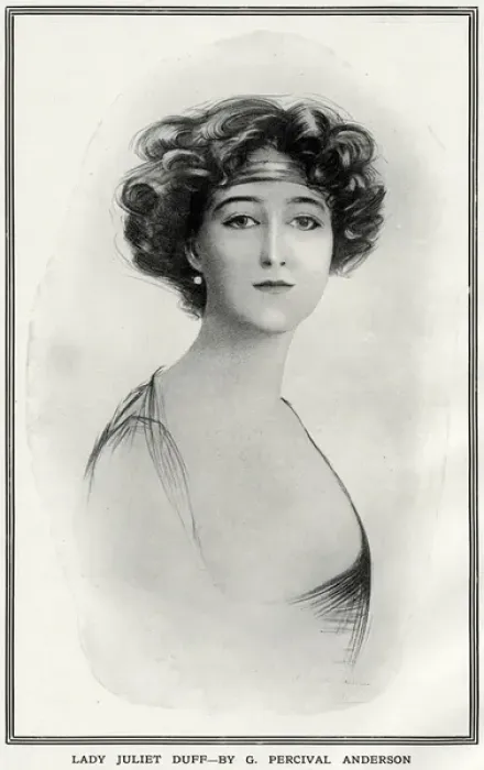Framed Print : Lady Juliet Duff by Percival Anderson