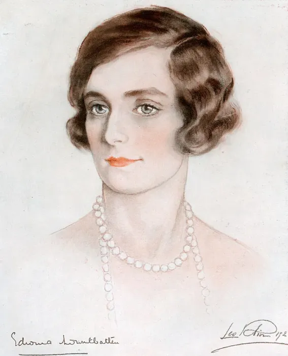 Framed Print : Lady Louis Mountbatten by Leo Klin Framed Print : Lady Louis Mountbatten by Leo Klin