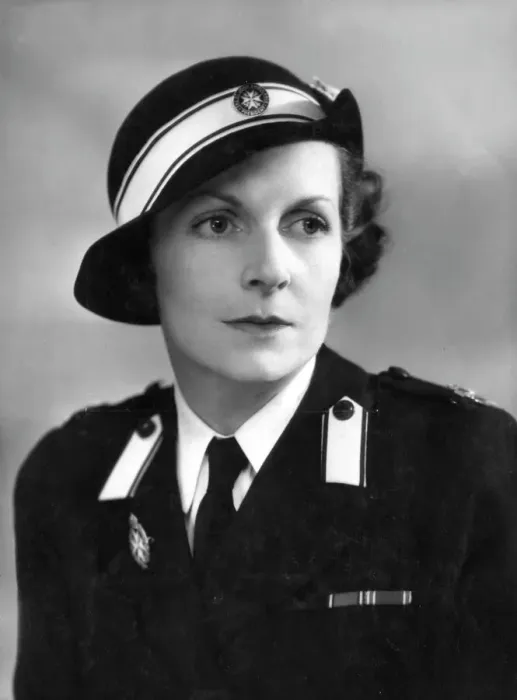 Framed Print : Lady Louis Mountbatten in WWII uniform Framed Print : Lady Louis Mountbatten in WWII uniform