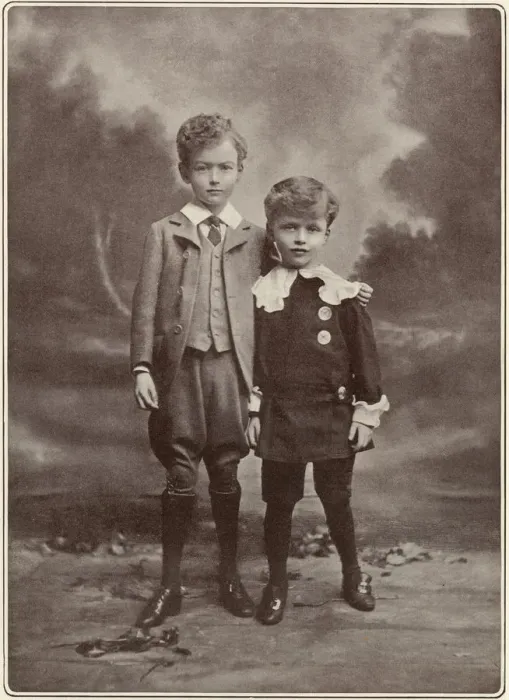 Framed Print : Lady Violet Brasseys sons, Cyril and Gerard Framed Print : Lady Violet Brasseys sons, Cyril and Gerard