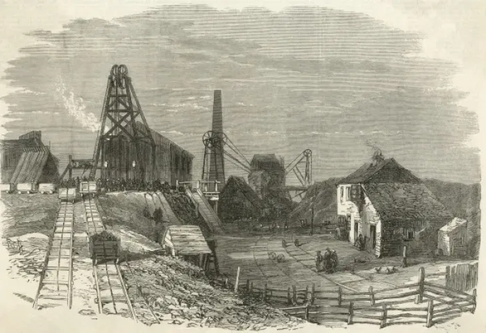 Framed Print : Lancashire Colliery