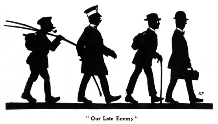 Framed Print : Our Late Enemy by H. L. Oakley Framed Print : Our Late Enemy by H. L. Oakley