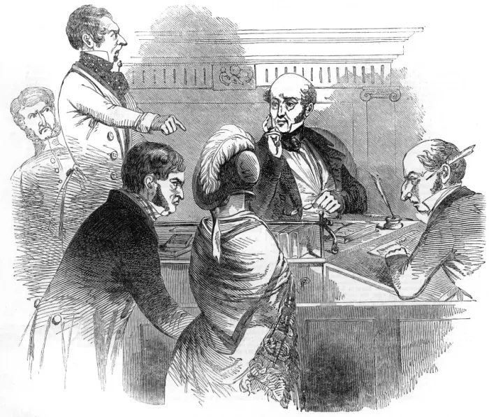 Framed Print : Law  /  Court Scenes
