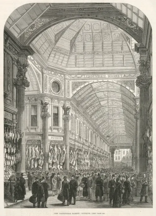 Framed Print : Leadenhall Market, London Framed Print : Leadenhall Market, London
