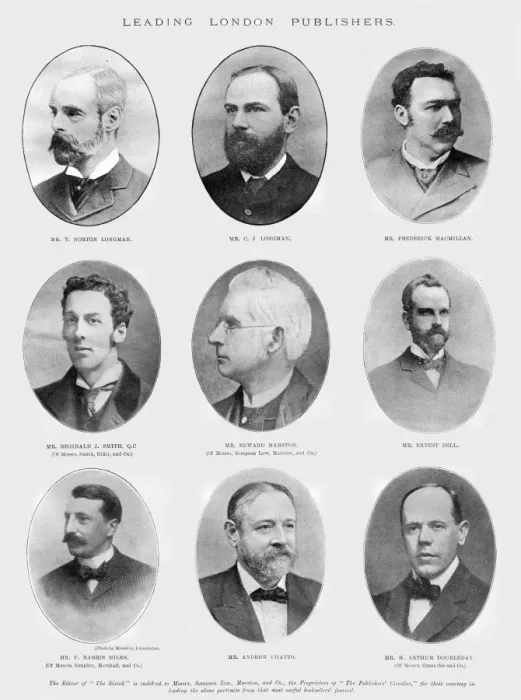 Framed Print : Leading London Publishers in 1899 Framed Print : Leading London Publishers in 1899