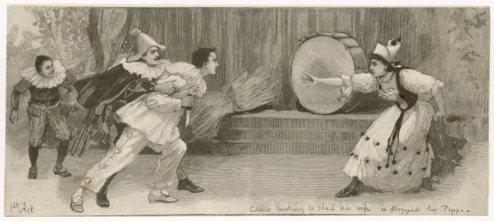 Framed Print : Leoncavallo  /  I Pagliacci