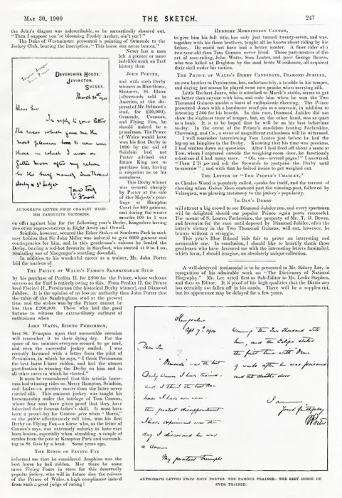 Framed Print : Letter from Charley Wood 1900 Framed Print : Letter from Charley Wood 1900