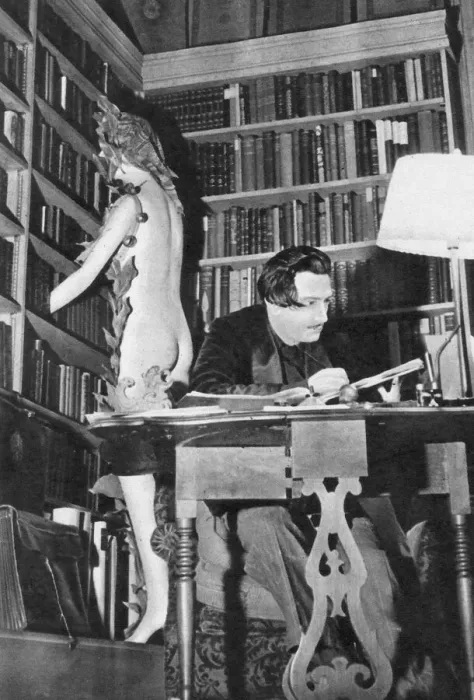 Framed Print : A Library Study of Salvador Dali Framed Print : A Library Study of Salvador Dali