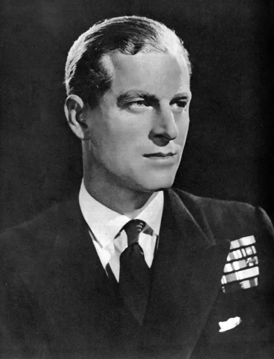 Framed Print : Lieutenant Philip Mountbatten