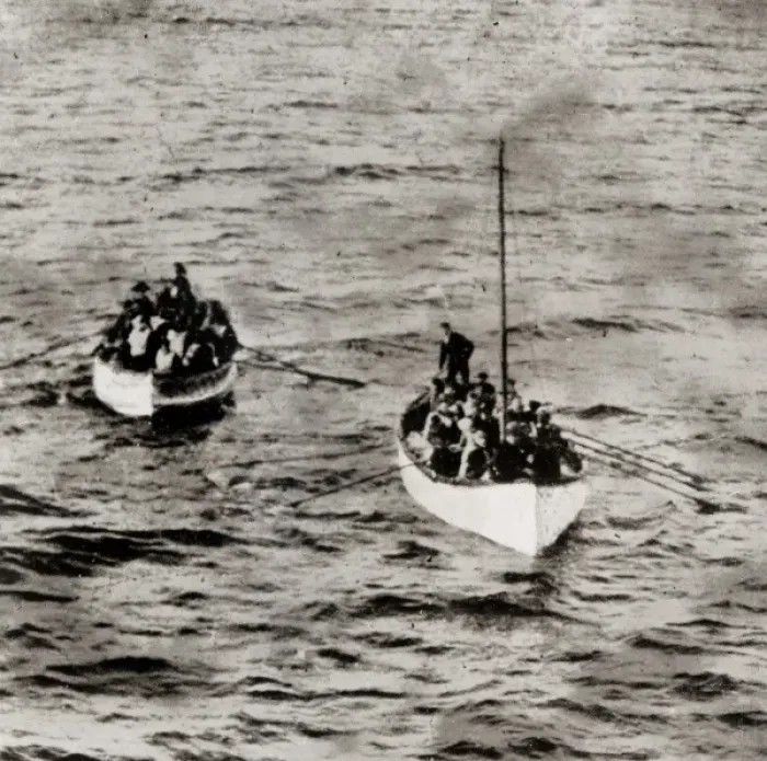 Framed Print : Lifeboats from the Titanic