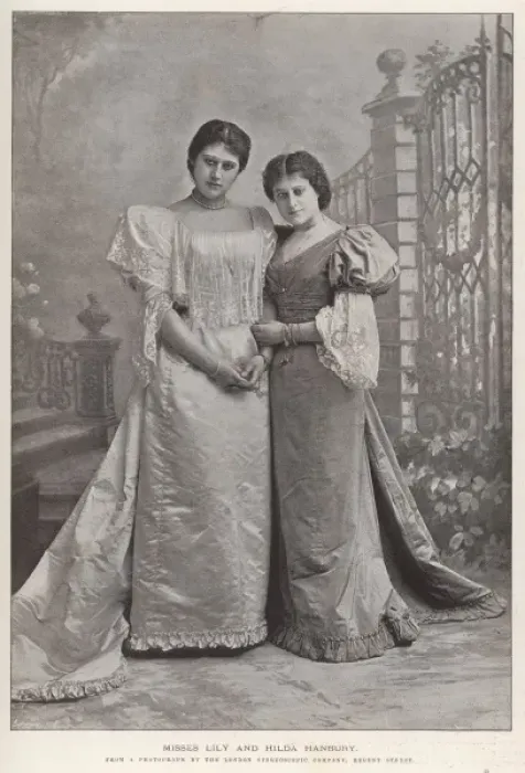 Framed Print : Lily and Hilda Hanbury Framed Print : Lily and Hilda Hanbury