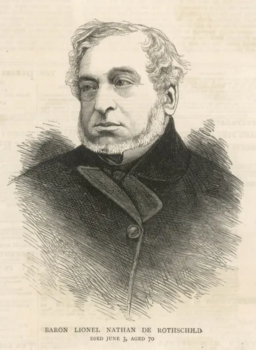 Framed Print : Lionel Nathan Rothschild