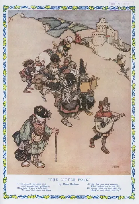 Framed Print : The Little Folk by William Heath Robinson