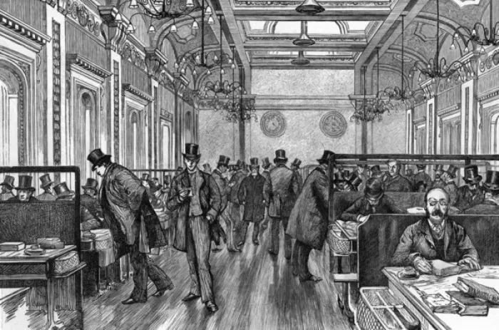 Framed Print : Lloyds Underwriting Rm Framed Print : Lloyds Underwriting Rm