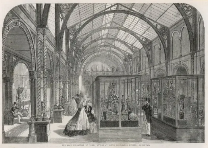 Framed Print : The Loan Collection at the South Kensington Museum Framed Print : The Loan Collection at the South Kensington Museum