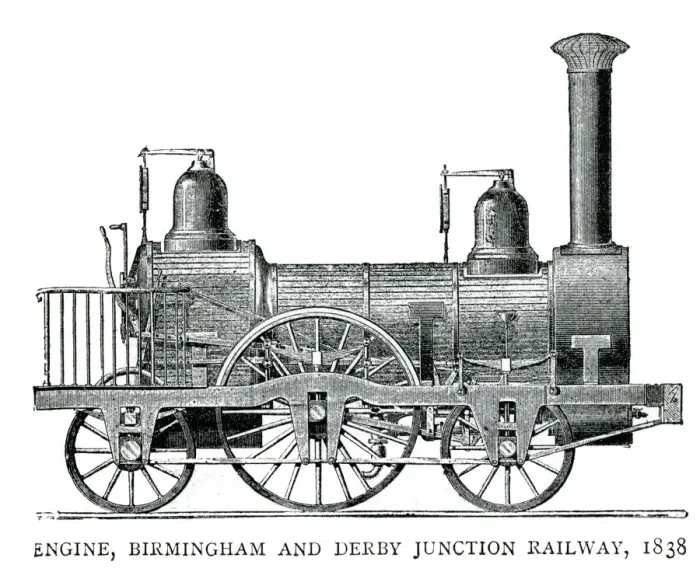 Framed Print : Locomotive engine 1838 Framed Print : Locomotive engine 1838