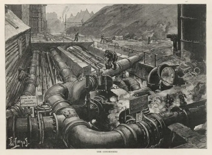 Framed Print : London Gas Company Framed Print : London Gas Company
