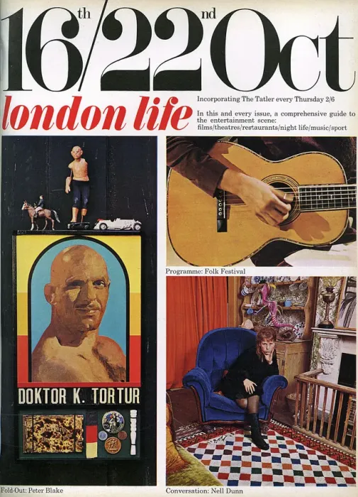 Rights Managed : London Life front cover 1965, Peter Blake, Nell Dunn Rights Managed : London Life front cover 1965, Peter Blake, Nell Dunn