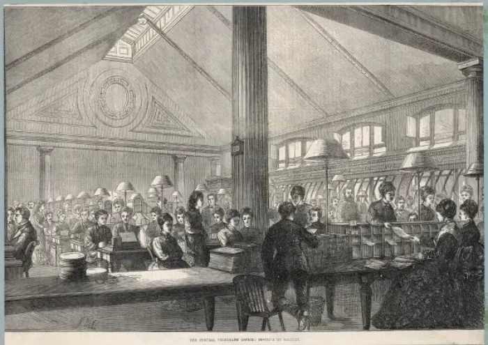 Framed Print : London Telegraph Office Framed Print : London Telegraph Office
