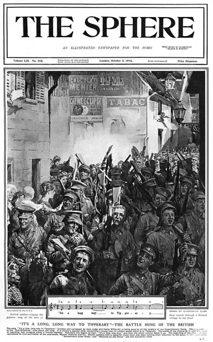 Framed Print : Its a long, long way to Tipperary, song of the British Framed Print : Its a long, long way to Tipperary, song of the British