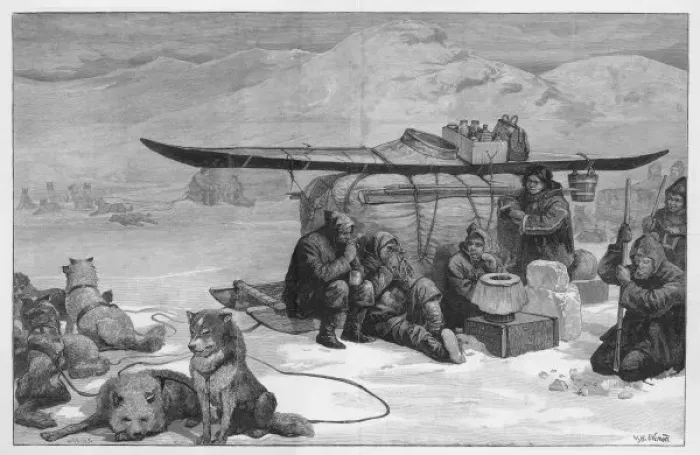 Framed Print : De Long / Sledge Party Framed Print : De Long / Sledge Party