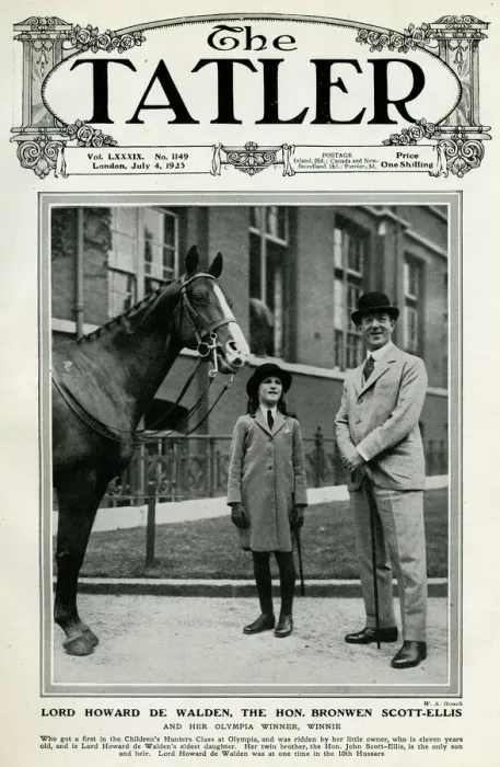 Framed Print : Lord Howard de Walden and daughter Framed Print : Lord Howard de Walden and daughter