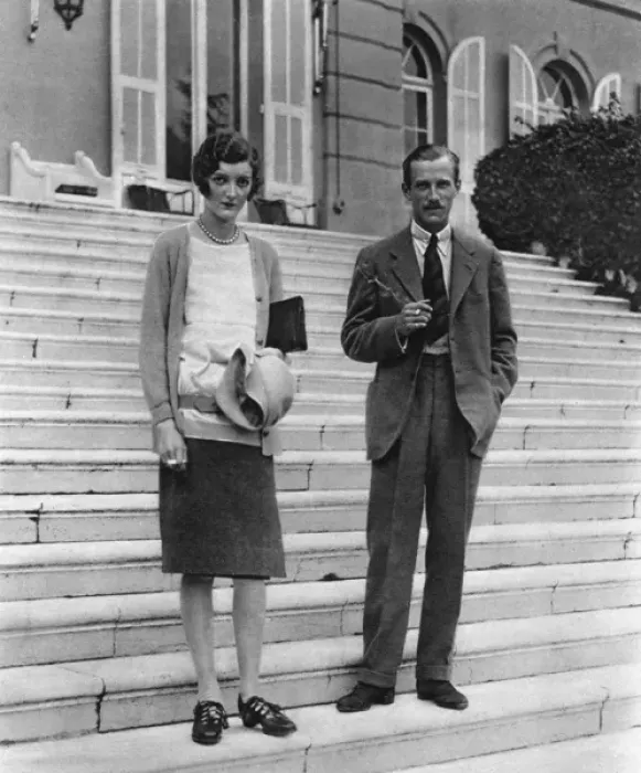 Framed Print : Lord and Lady Brownlow at Antibes Framed Print : Lord and Lady Brownlow at Antibes