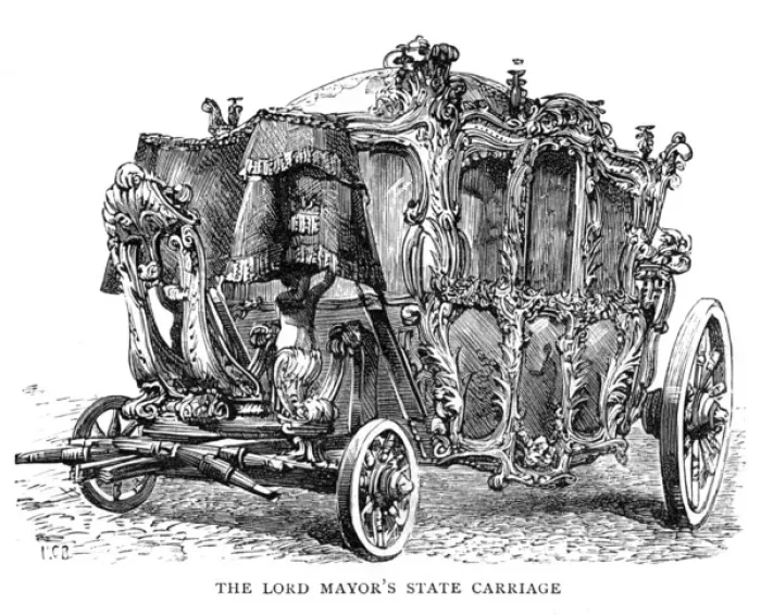 Framed Print : Lord Mayor of Londons State Carriage, 1884 Framed Print : Lord Mayor of Londons State Carriage, 1884