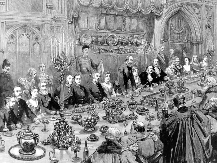 Framed Print : The Lord Mayors Banquet at the Guildhall, November 9th 1887 Framed Print : The Lord Mayors Banquet at the Guildhall, November 9th 1887
