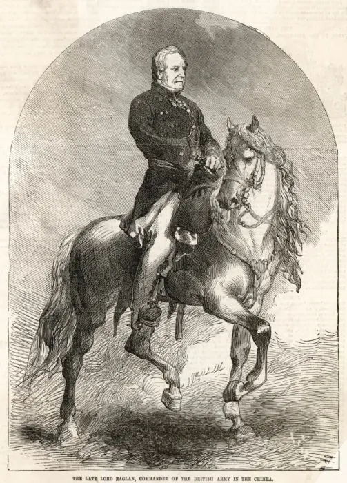 Framed Print : Lord Raglan (On Horse) Framed Print : Lord Raglan (On Horse)