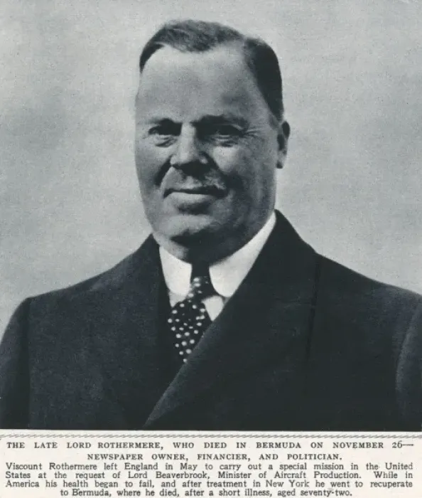Framed Print : Lord Rothermere Framed Print : Lord Rothermere