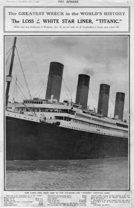 Framed Print : Loss of the Titanic Framed Print : Loss of the Titanic