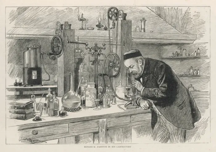 Framed Print : Louis Pasteur  /  Graphic 85