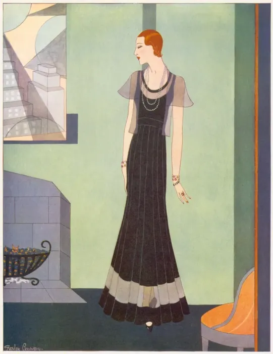 Framed Print : A lovely gown in which to celebrate Christmas festivies, by Framed Print : A lovely gown in which to celebrate Christmas festivies, by