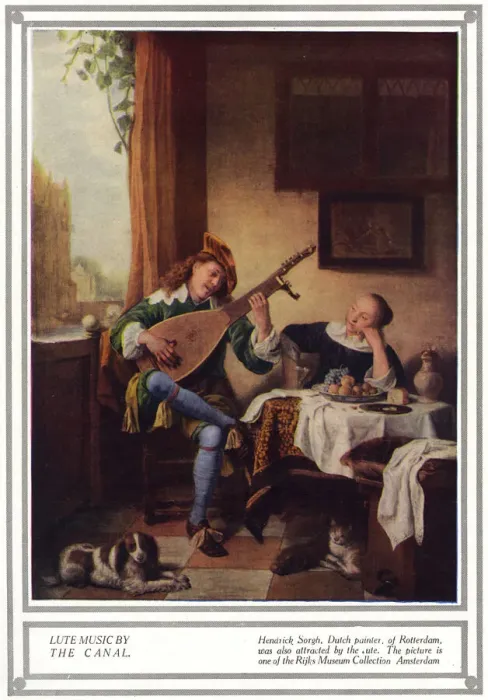 Framed Print : Lute Music by the Canal, Hendrick Sorgh Framed Print : Lute Music by the Canal, Hendrick Sorgh