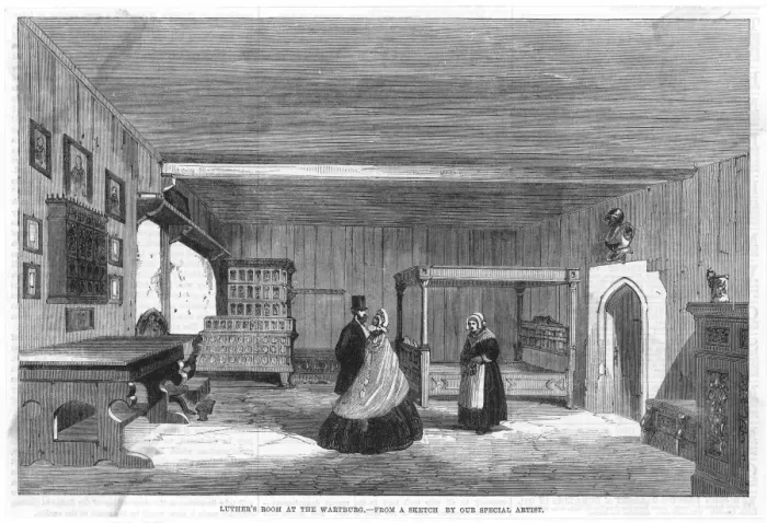 Framed Print : Luther, Wartburg Room Framed Print : Luther, Wartburg Room