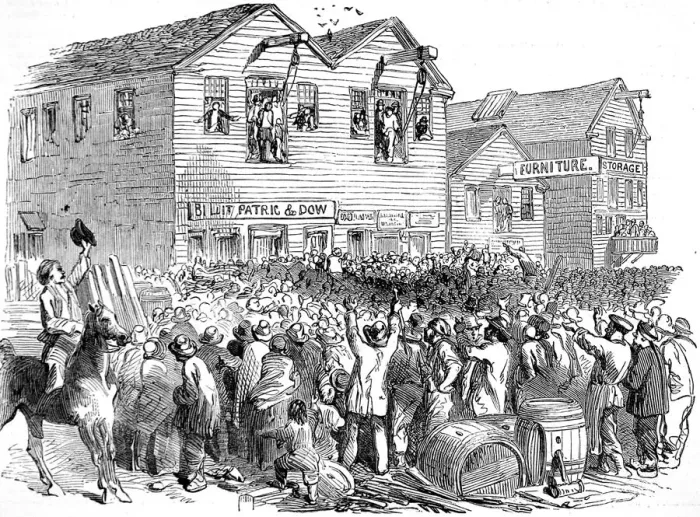 Framed Print : Lynching in San Francisco, California 1851 Framed Print : Lynching in San Francisco, California 1851
