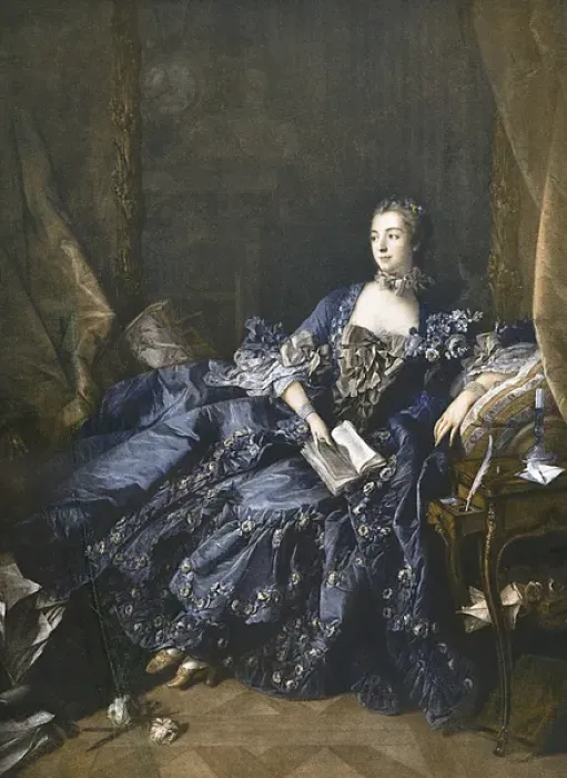 Framed Print : Madame de Pompadour Framed Print : Madame de Pompadour