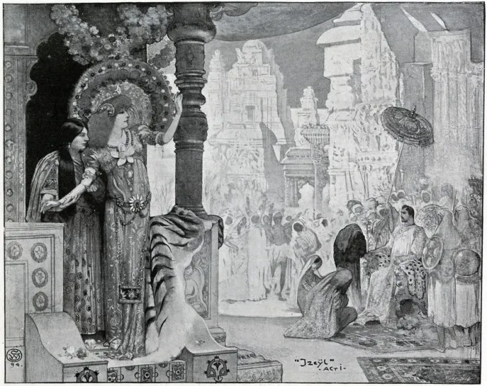 Framed Print : Madame Sarah Bernhardt in Izeyl at Dalys Theatre