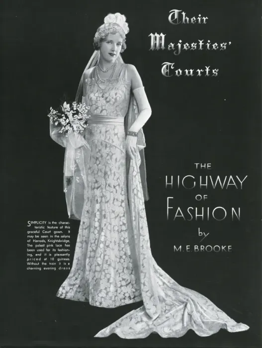 Framed Print : Majesties Courts gown 1933 Framed Print : Majesties Courts gown 1933