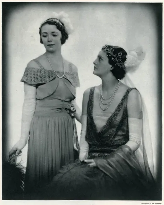 Framed Print : Majesties Courts gowns 1933