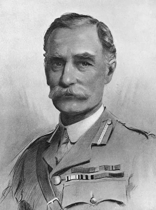 Framed Print : Major-General Sir John Steevens by Percival Anderson Framed Print : Major-General Sir John Steevens by Percival Anderson