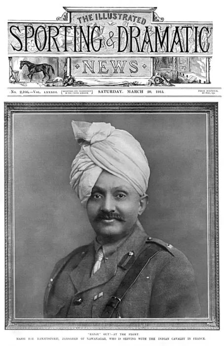 Framed Print : Major H. H. Ranjitsinhji Jamsaheb of Nawanagar, WW1 Framed Print : Major H. H. Ranjitsinhji Jamsaheb of Nawanagar, WW1