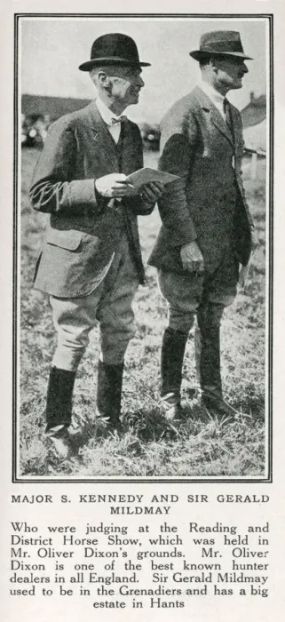 Framed Print : Maj.s Kennedy and Sir Gerald Mildmay - Reading and District Framed Print : Maj.s Kennedy and Sir Gerald Mildmay - Reading and District