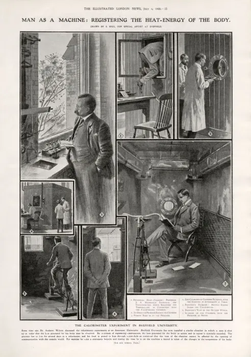 Framed Print : Man as Machine. Registering the Heat-Energy of the Body Framed Print : Man as Machine. Registering the Heat-Energy of the Body