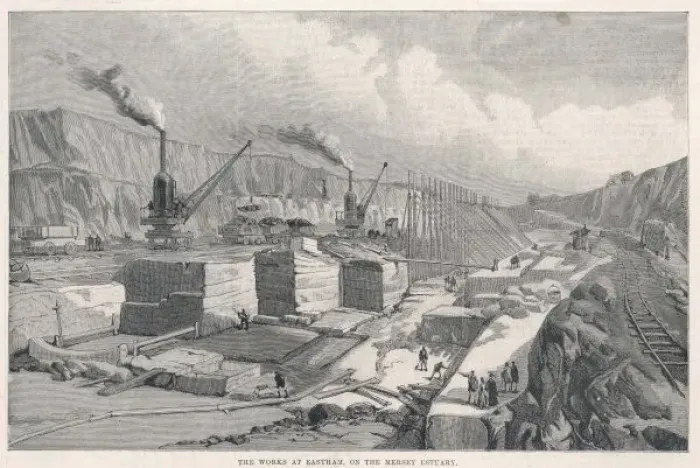 Framed Print : Manchester Ship Canal