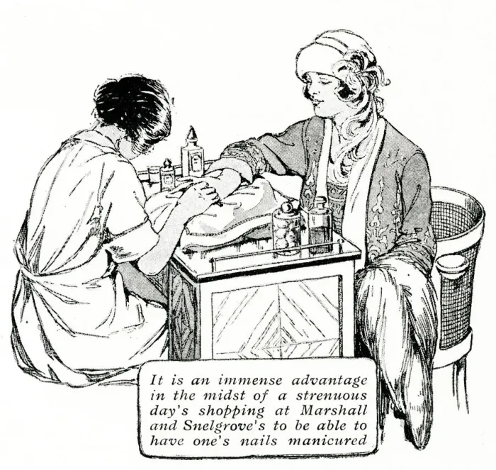 Framed Print : Manicure, 1923 Framed Print : Manicure, 1923